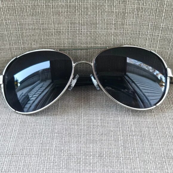 Liz Claiborne Women Sunglasses Silver Tone Frame Eyewear 61[]14 125 Sun Shades - Picture 3 of 12